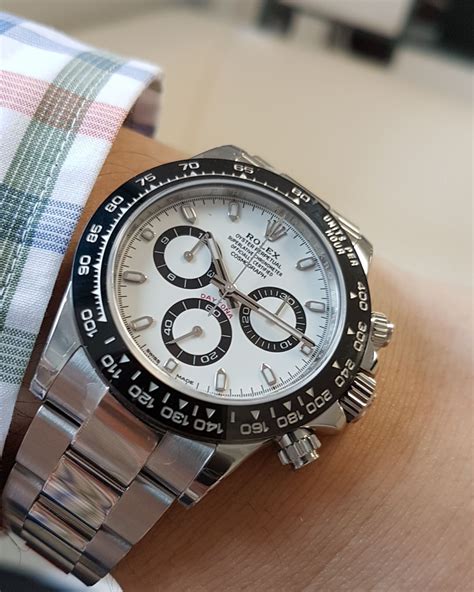 rolex ceramic daytona white review|rolex daytona ceramic investment.